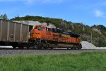 BNSF 8459 Dpu duty.